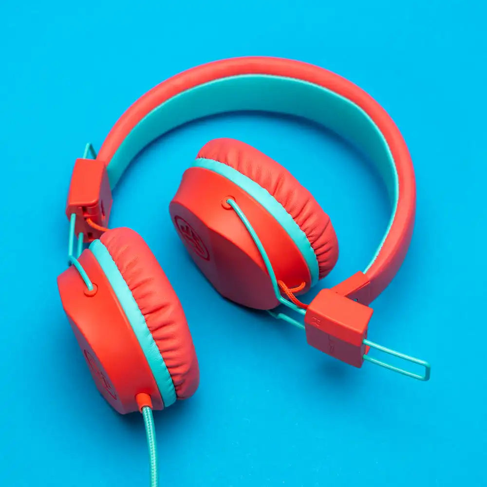 JBuddies Studio On-Ear Kids Wired Headphones Peach
