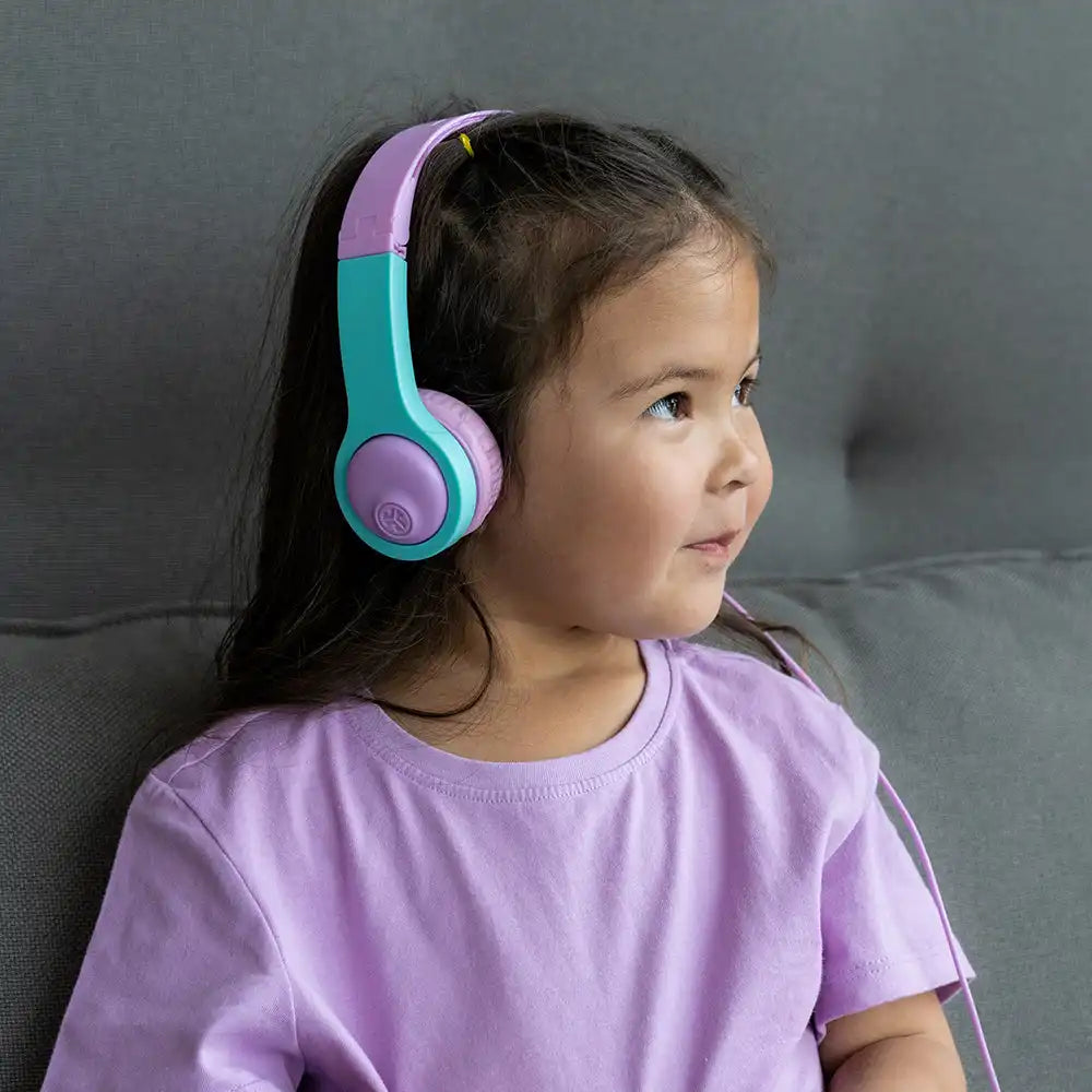 JBuddies Folding Gen 2 Kids Headphones Pink/Teal
